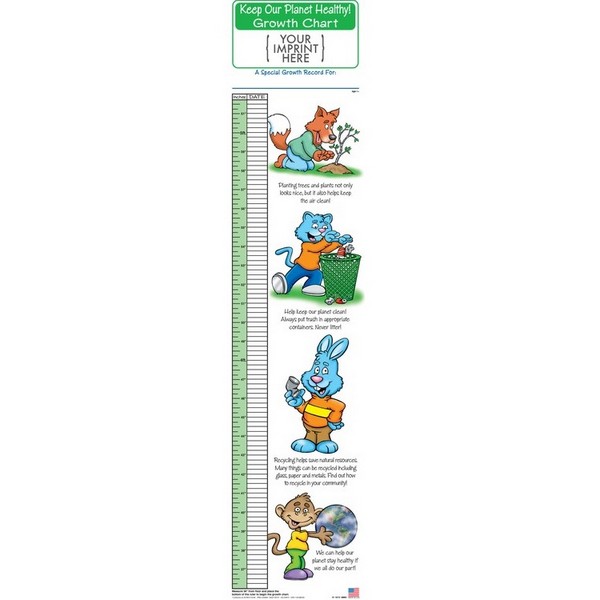 SC0040 Keep Our Planet Healthy Growth Chart wit...